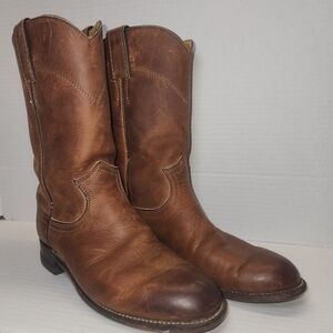 Justin Boots Brown Youth Boys Size 5